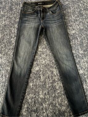 Zara Skinny Jeans in Washed Dark Blue